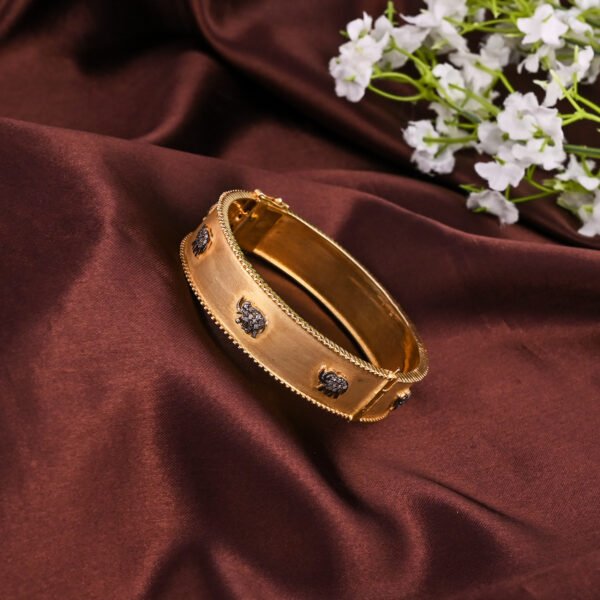 Radiant Elegance: Golden Bangles